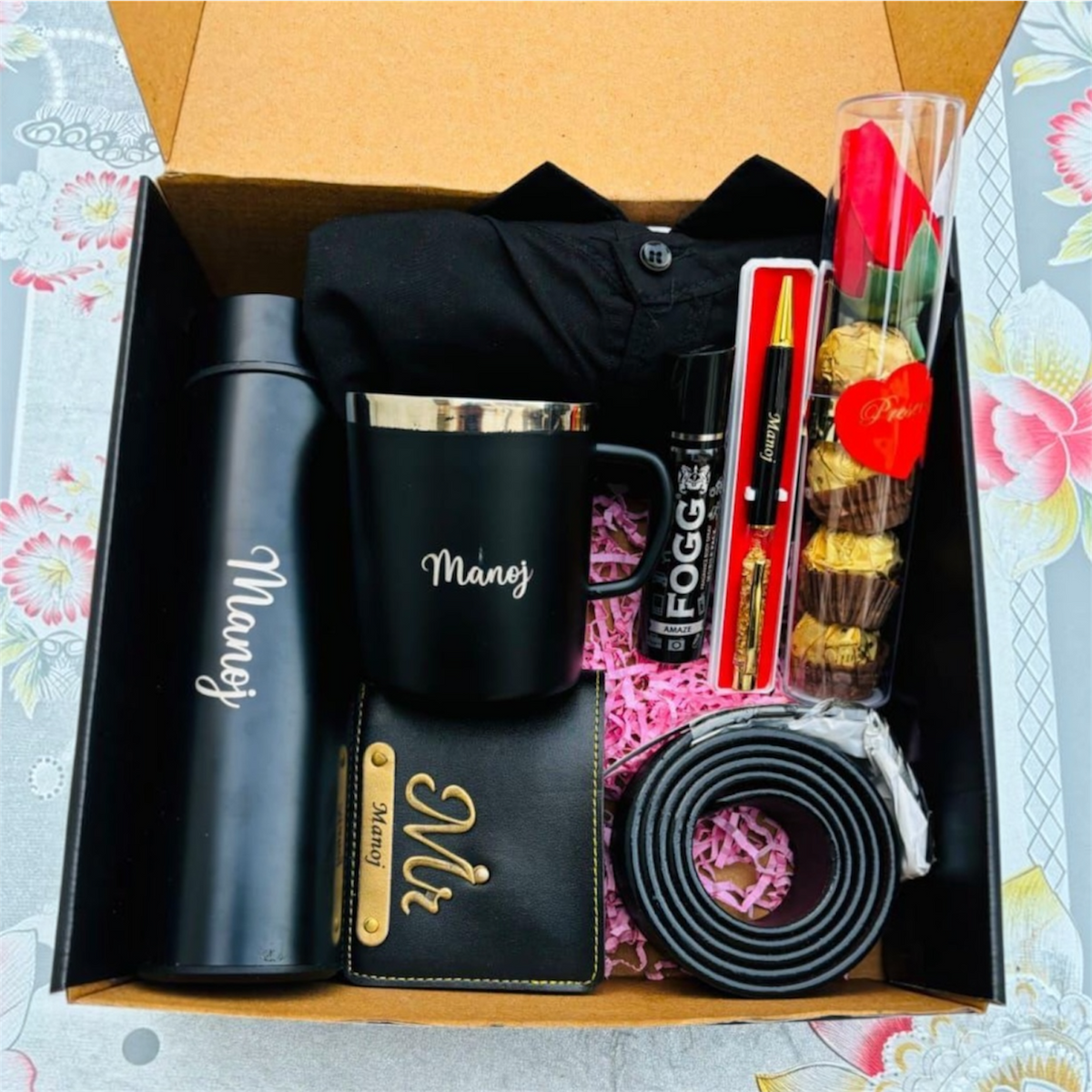 Jianora’s Premium Personalized Gift Hamper for Him | Complete Men’s Gift Set